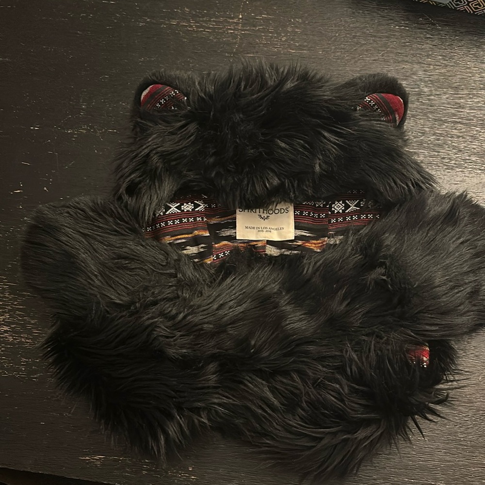 Black bear spirithood
